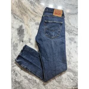 VTG Levis 501 Jeans Mens 32x32 Blue Straight Button Fly Medium Wash Y2K Denim